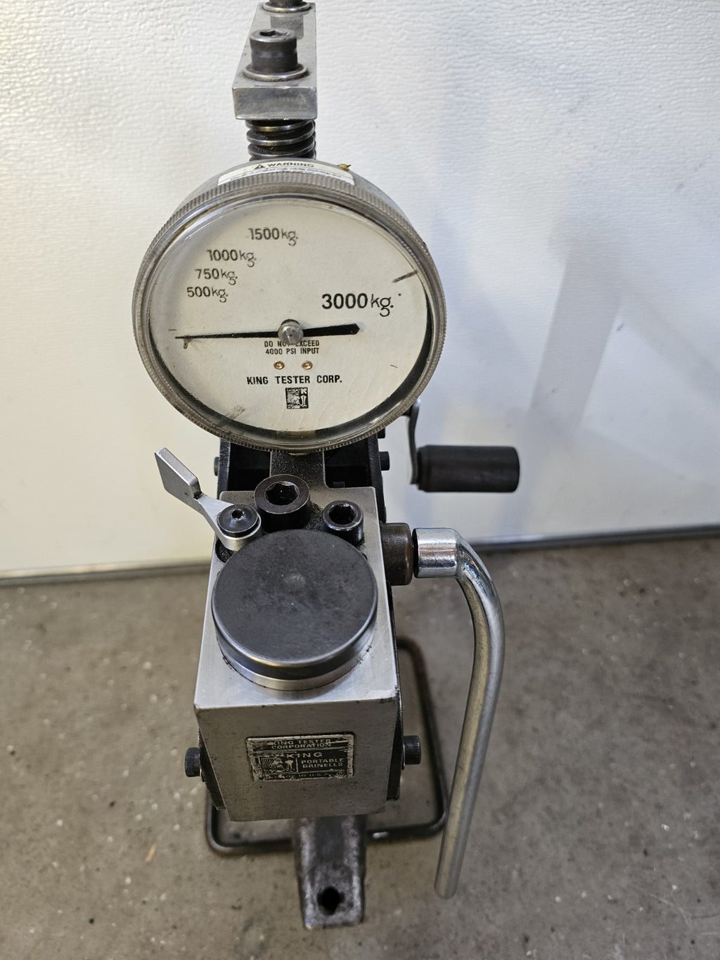 Portable King Brinell Hardness Tester Head 3000 KG Rockwell 