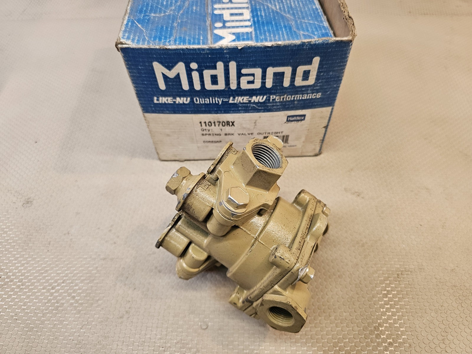 110170X REMAN HALDEX MIDLAND SPRING BRAKE CONTROL VALVE 110170