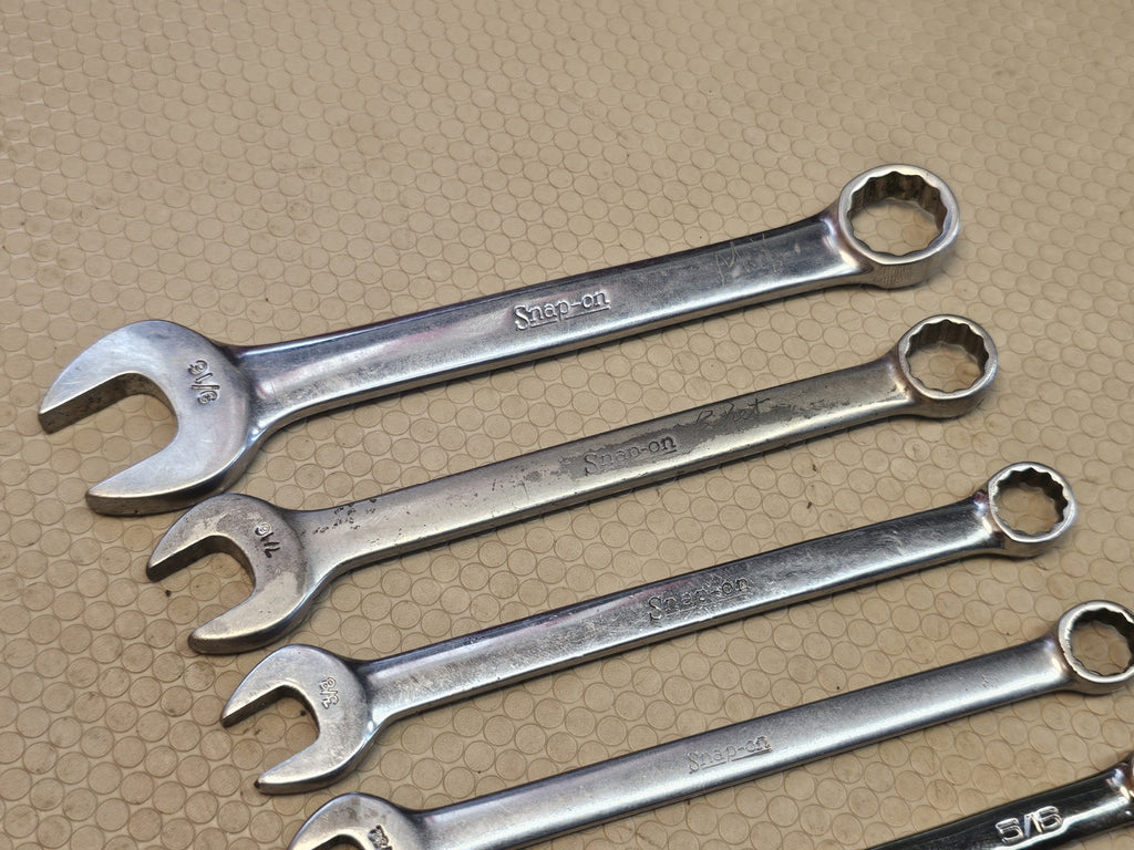 Snap On Tools OEX 6 pc Short SAE Combination Wrench Set