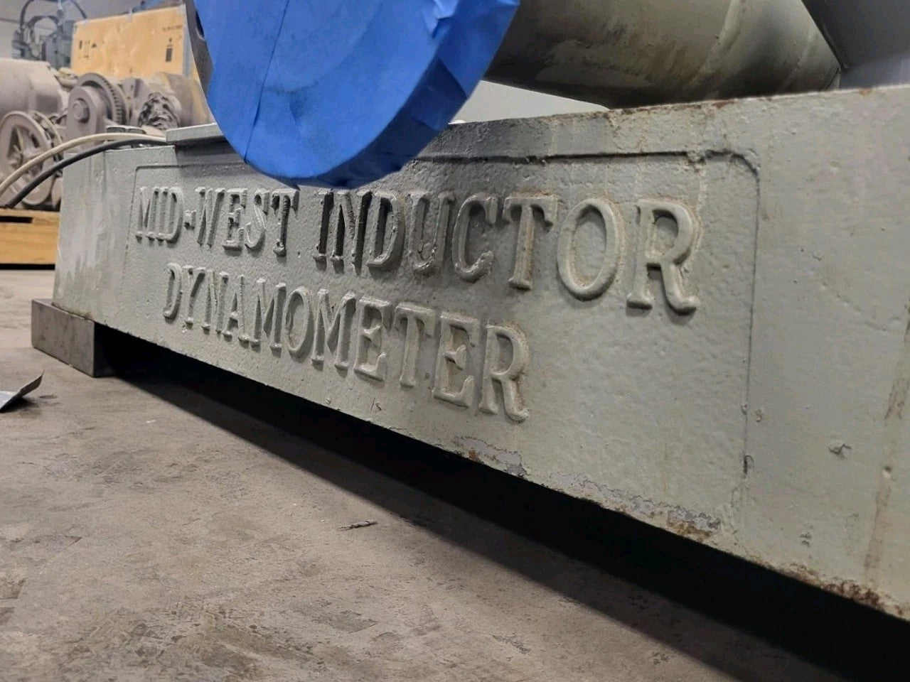 GE Midwest & Dy Eddy Current 10K 500 HP DYNAMOMETER 2500 8000 RPM Dyno Engine