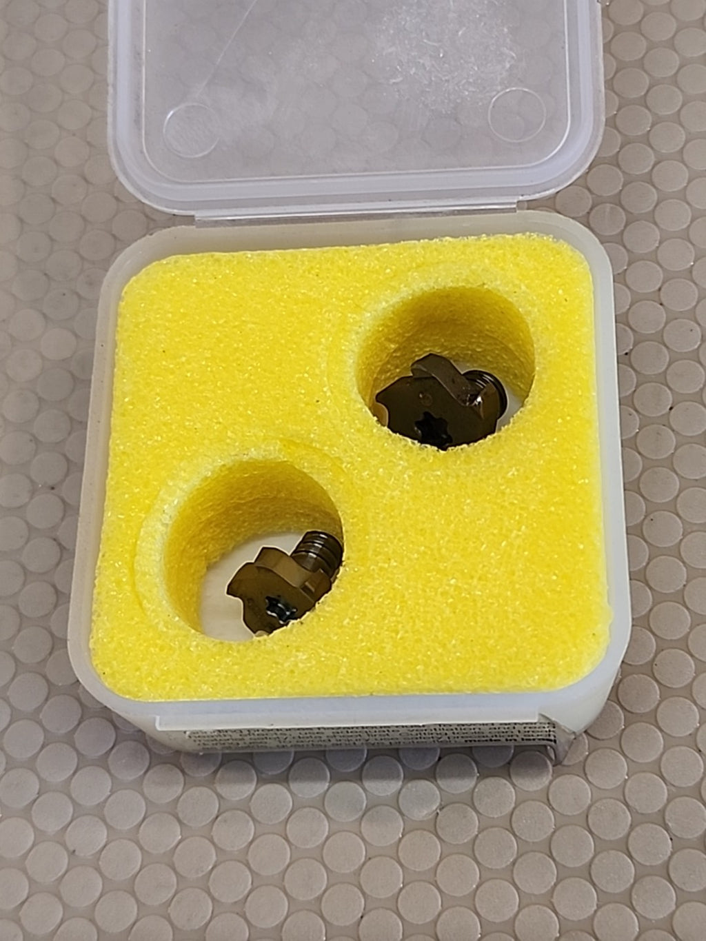 NEW (2 PCS) - ISCAR MM GRIT 22K-3.17-0.20 528 P25- CARBIDE INSERTS, EDP# 6403093
