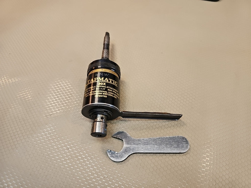 Tapmatic 30X Reversible Tapping Attachment, Morse Taper 2 Up To 1/4” Tap