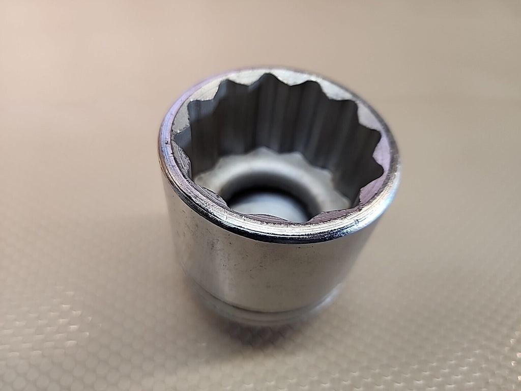 Snap-On 1-7/8" Shallow Chrome, used 12PT Socket, LDH602! Act Now, Wont Last!
