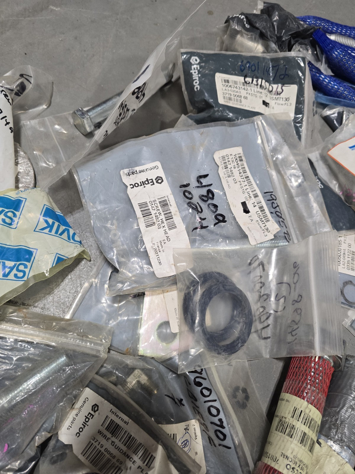 Large 500+ Pc Lot Of Epiroc /Sandvik/ Other Parts & Mining Hardware All New OEM