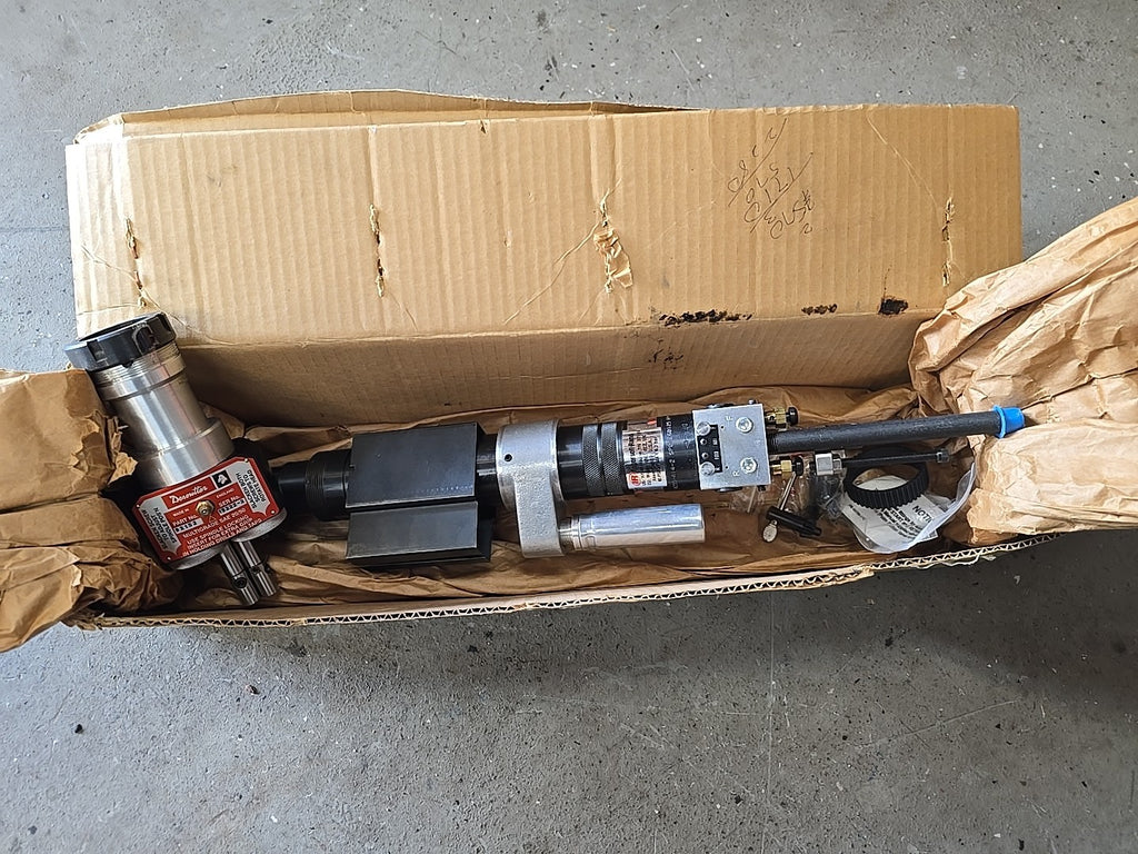 2 Spindle ARO Twin Head, Ingersoll Rand 8255-A14-2 Par-A-Matic Self Feed Drill