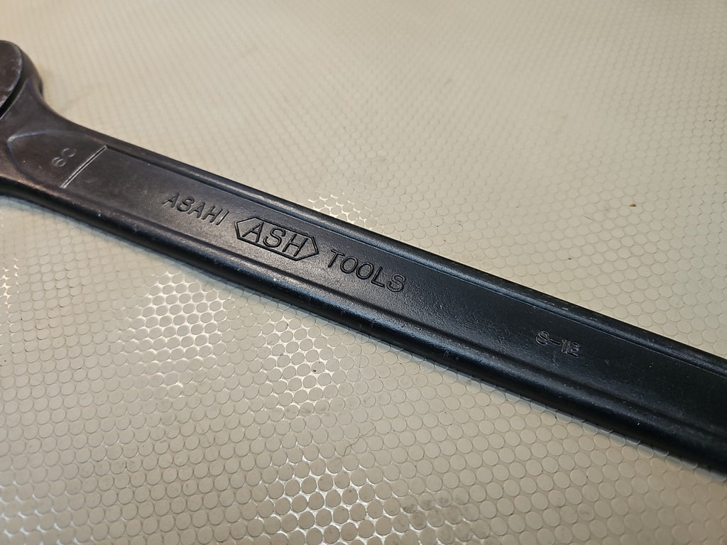 Japan ASH Round Spanner 60mm SS0060 Chrome Vanadium Steel Made in Japan