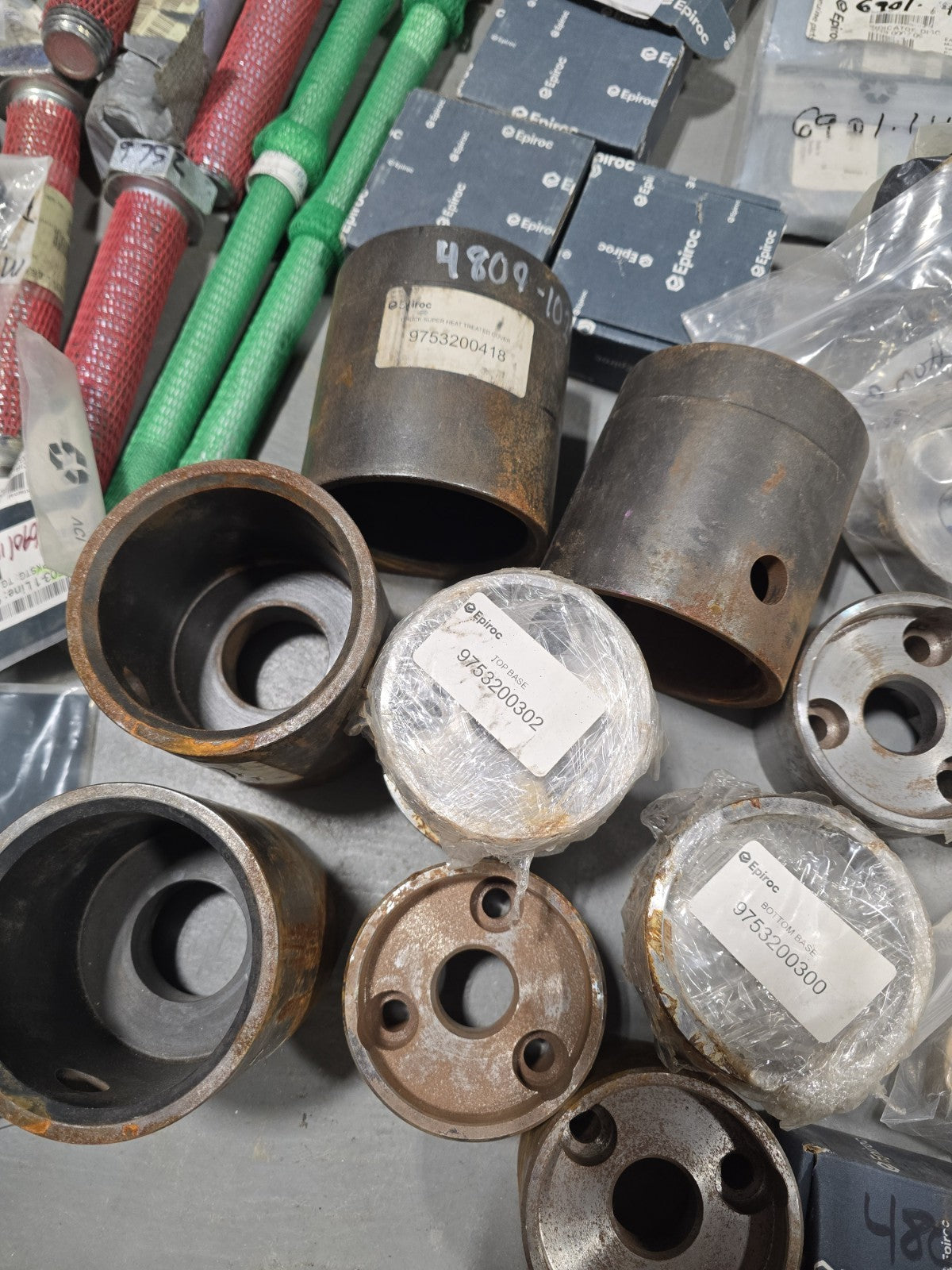 Large 500+ Pc Lot Of Epiroc /Sandvik/ Other Parts & Mining Hardware All New OEM