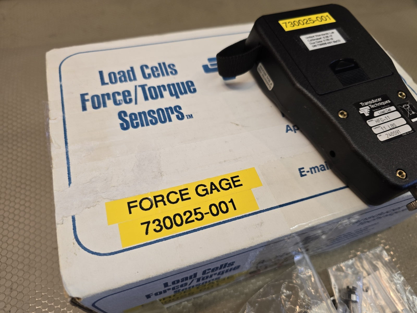 HFG-11 Handheld Force Gauge Transducer Technologies