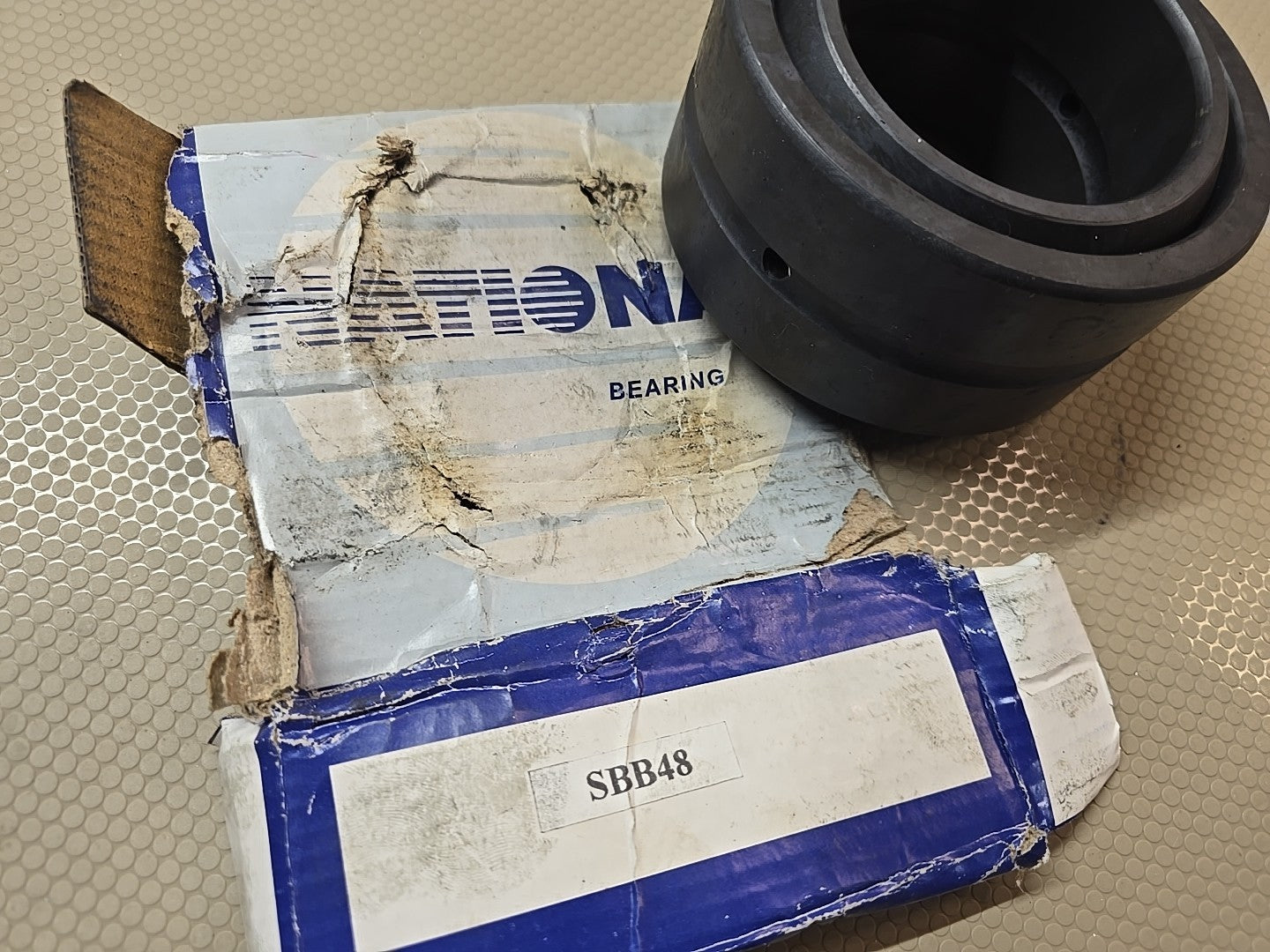 SBB48 Spherical Plain Bearing (3" Bore, Sealed) National Bearing GEZ76ES-2RS 3"