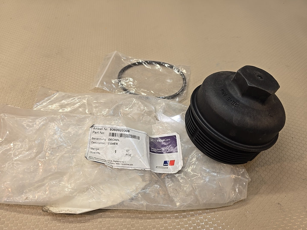 OEM Mercedes-Benz 9360920308 Fuel Filter Cap / Engine Cover Genuine