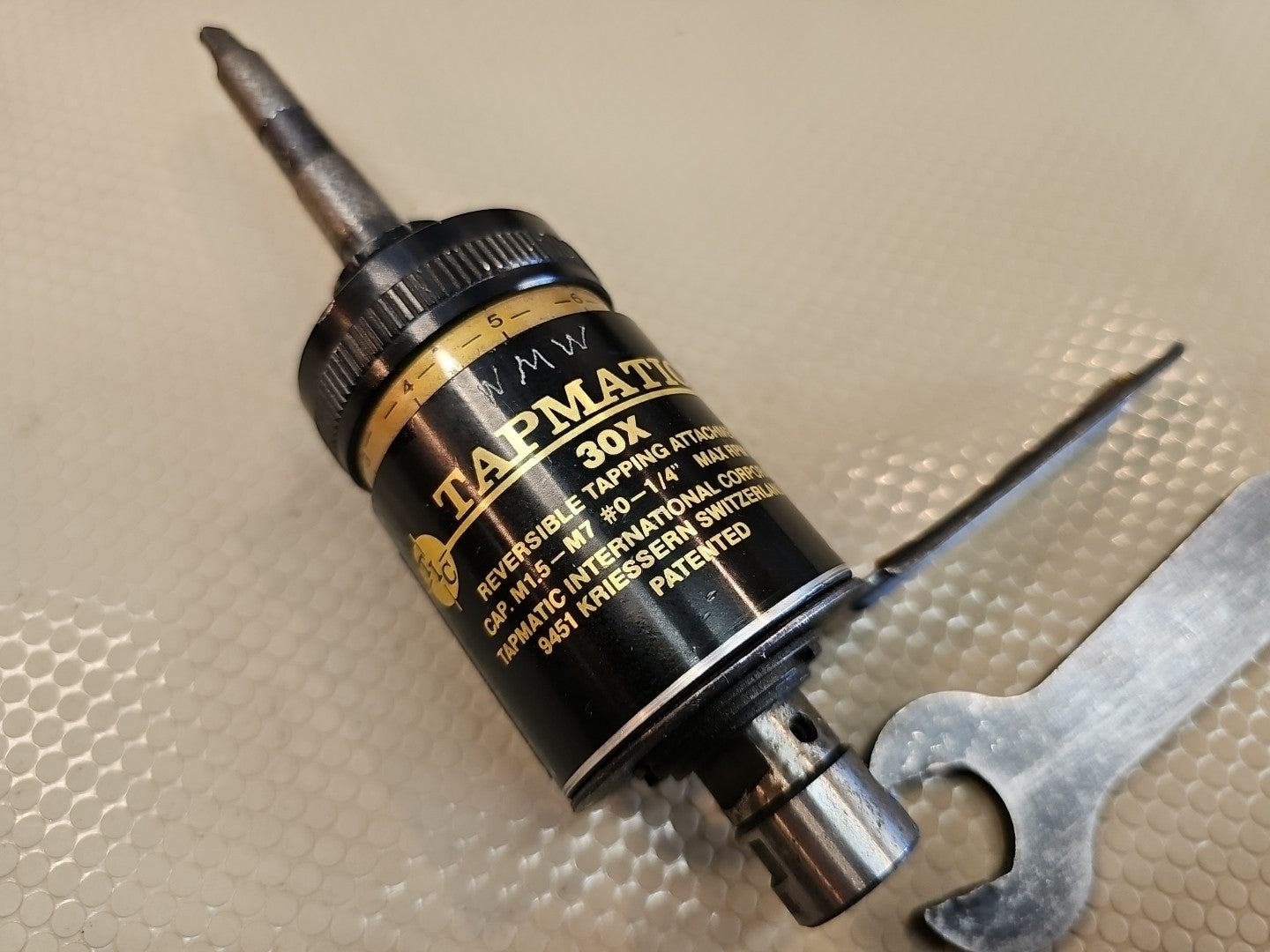 Tapmatic 30X Reversible Tapping Attachment, Morse Taper 2 Up To 1/4” Tap