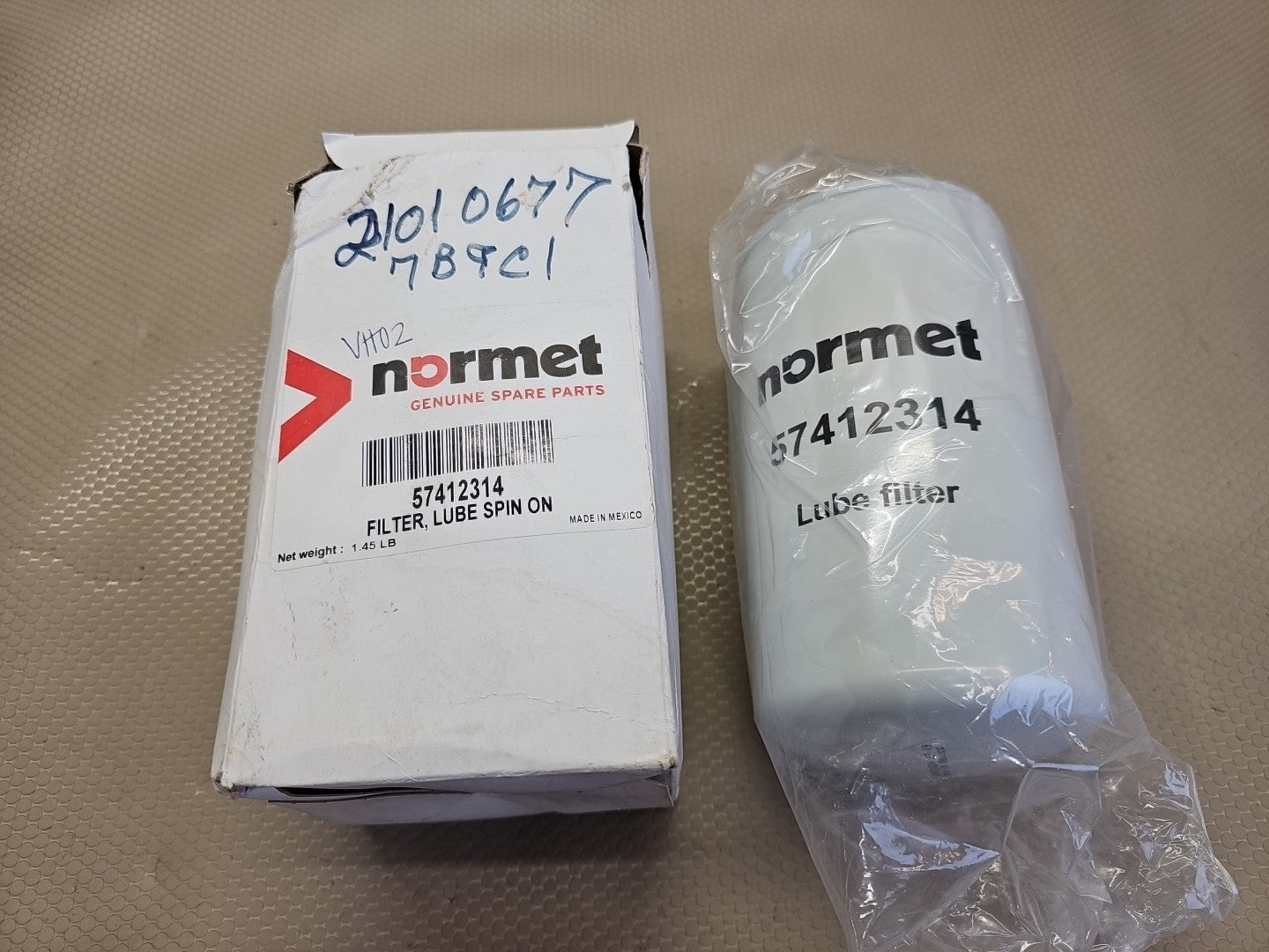 NORMET 57412314 FILTER, LUBE SPIN ON