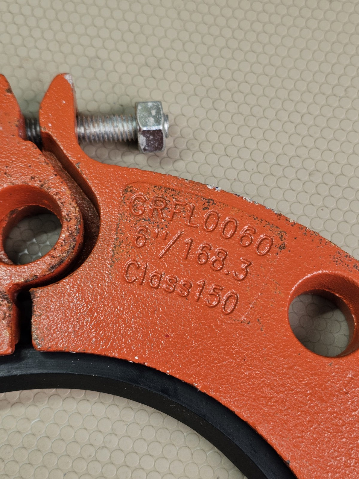 NCI GRFL0060 Grooved Split Flange Adapter 6"  Class 150 8-Bolt