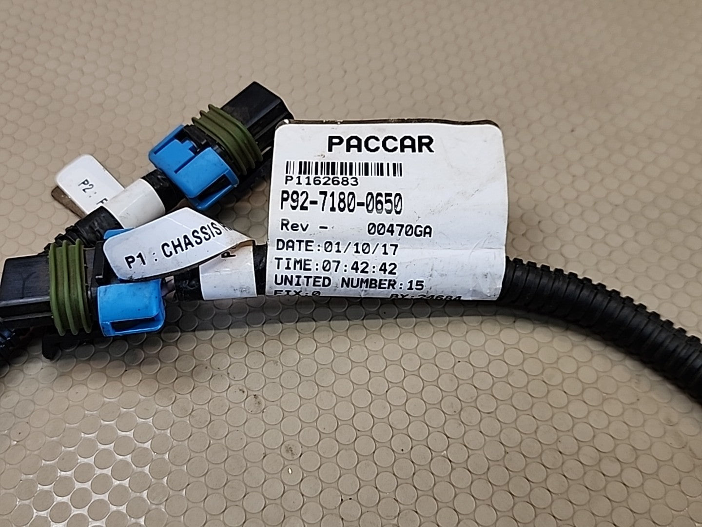 Fuel Sensor Harness Peterbilt 577.7180650 P9271800650 P92-7180-0650 PACCAR