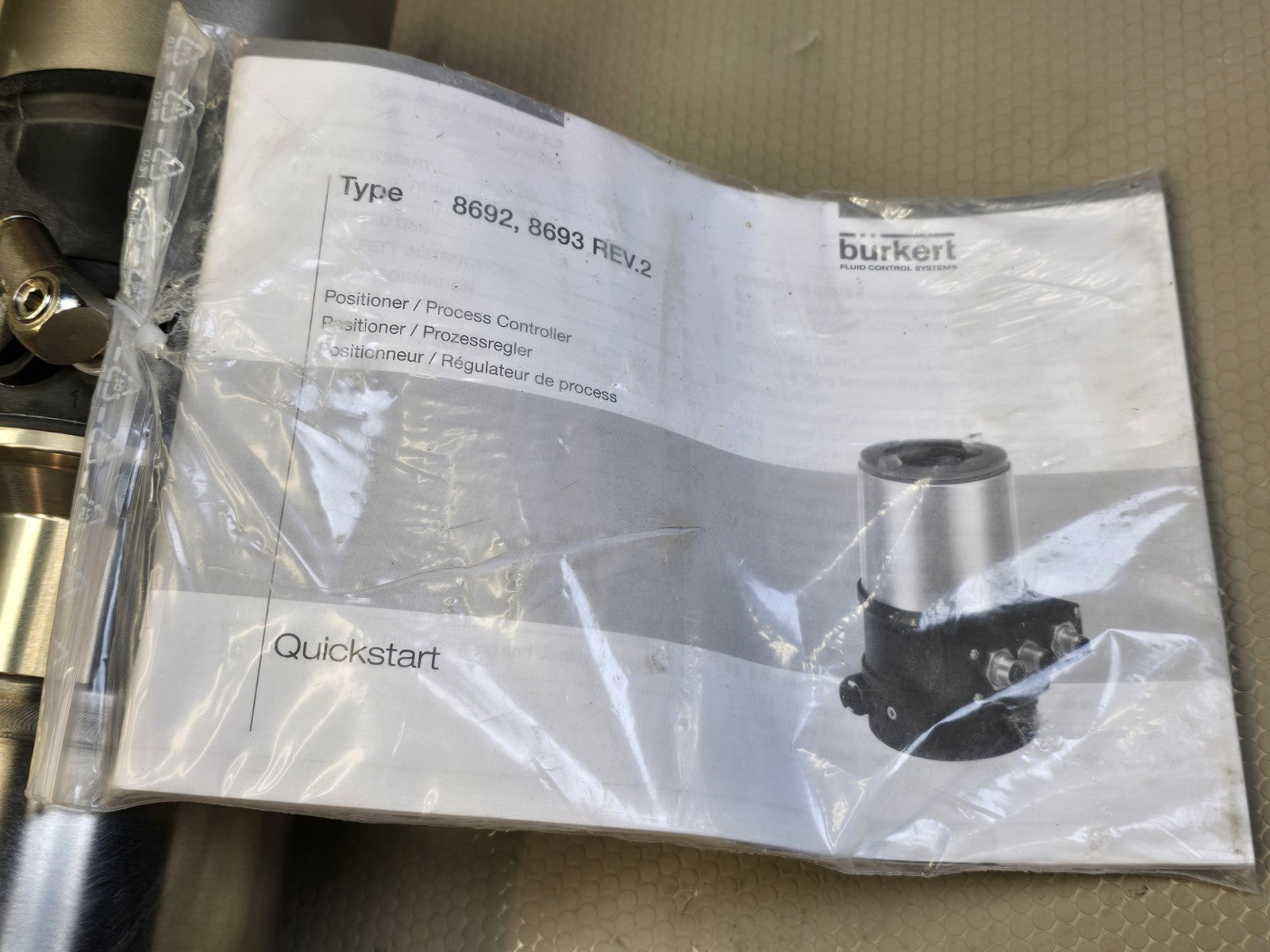 Pentair Südmo S375 Regulating Valve with 2344901 / 8692 24V Positioner NEW