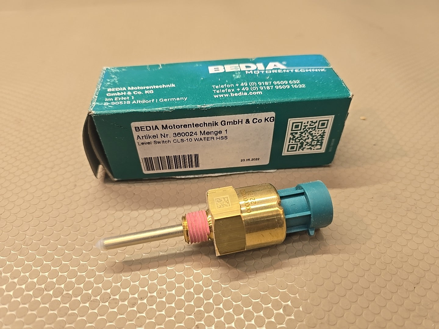 Genuine Bedia 360024 Coolant Level Sensor Switch CLS-10 WATER-HSS $455 MSRP