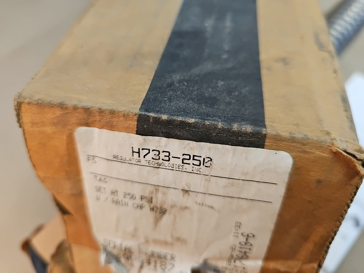 NEW! Emerson Fisher H733-250 (Fisher) Valve-Flush Mtd 3 Mpt 250 Psi $1800 MSRP