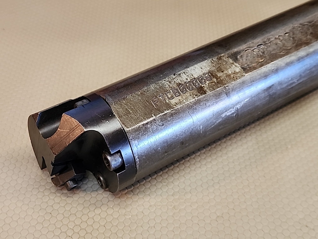 Ultra-Dex MH NER4-CFT indexable changeable modular boring bar head coolant thru