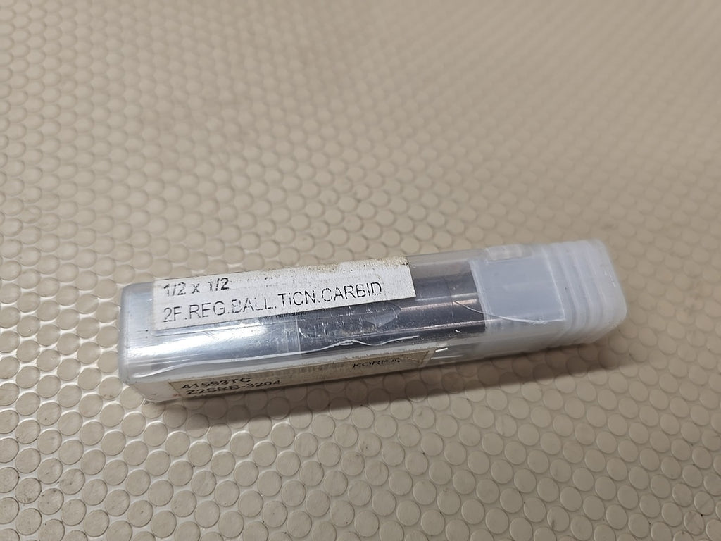 YG-1 41593TC Z2SRB-3204 1/2" 2 Flute TiCN Carbide Ball End Mill