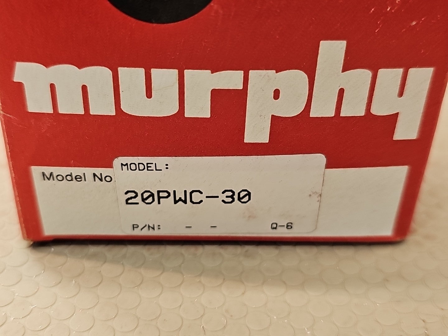 MURPHY SWITCHGAGE 20PWC-30 PN 05051888 NOS NEW