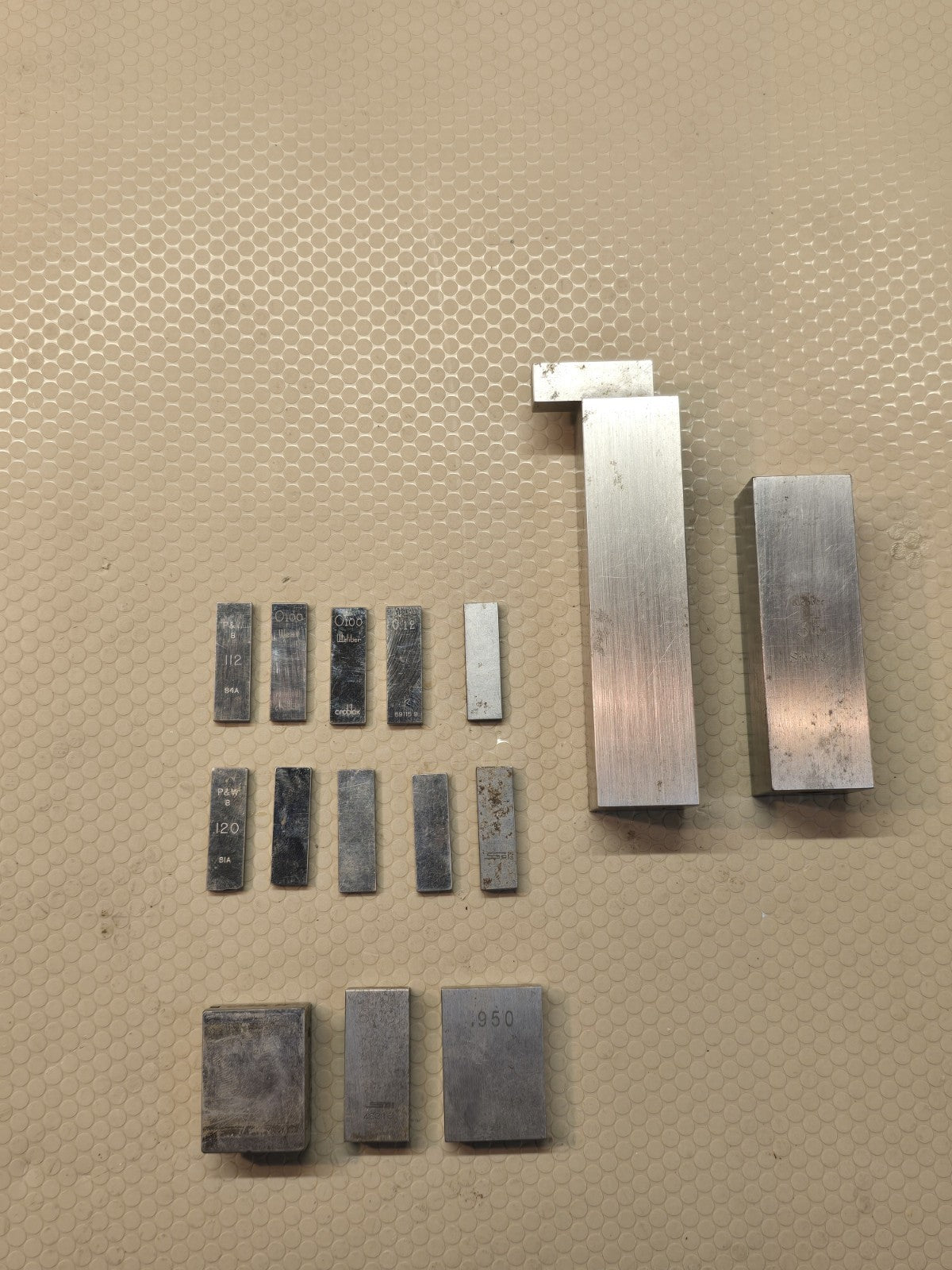 3in Starrett-Webber Gage Block Machinist + Other Webber / Other Brands Lot USA 