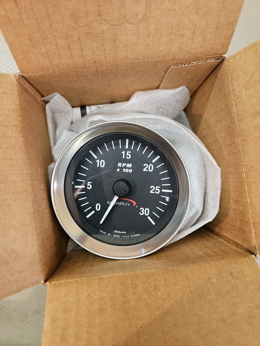 F.W. Murphy ATA-30-12 20700175 Pressure Switch Gauge 0-30 PSI 