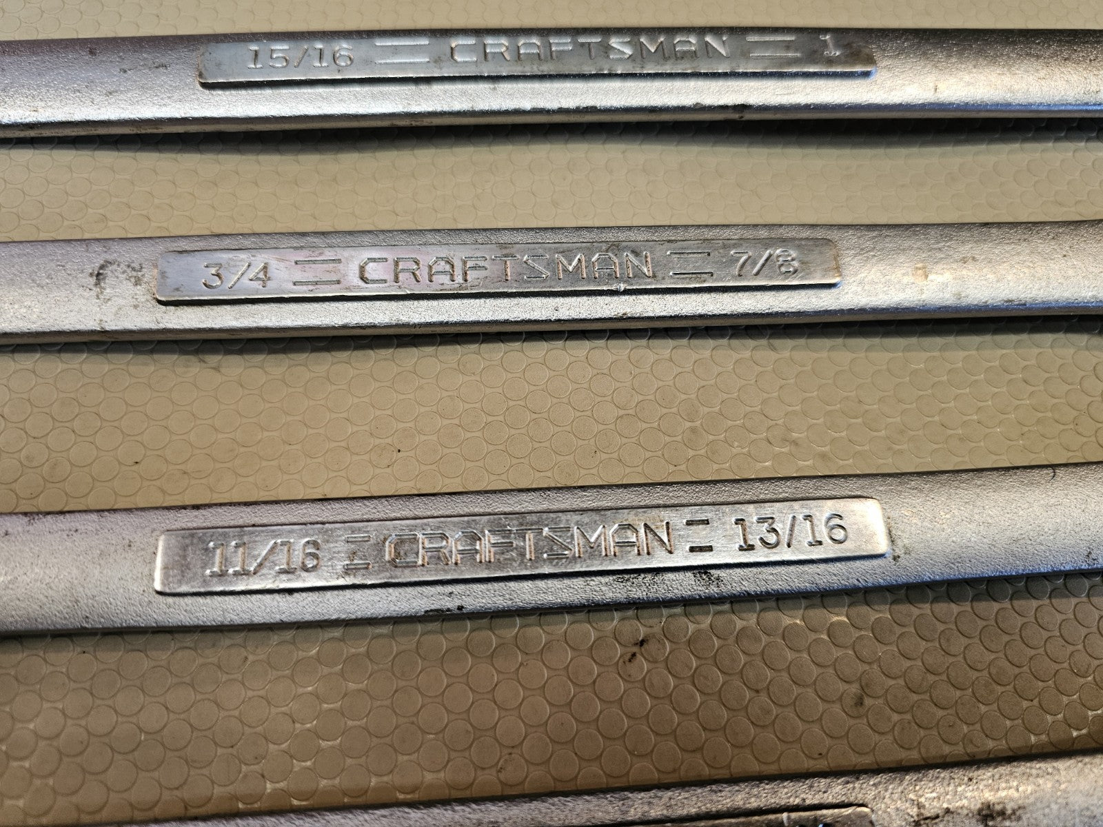 USA Made= CRAFTSMAN = 6pc LARGE Double BOX END WRENCH SET SAE INCH 3/4"  1"