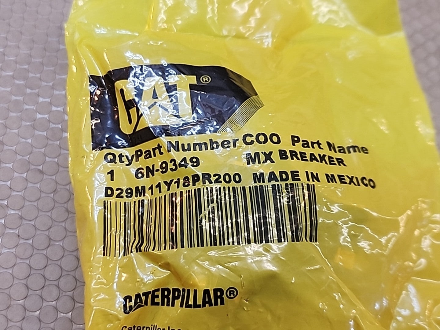 CAT CATERPILLAR 6N9349 Breaker Assy. GENUINE OEM CAT 