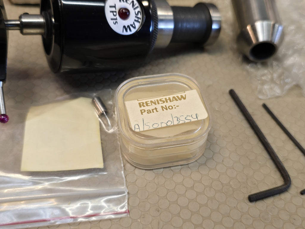 Renishaw TP1SM / TP1S CMM Touch Probe In Box + 4 or 5 Point Star Stylus Probe