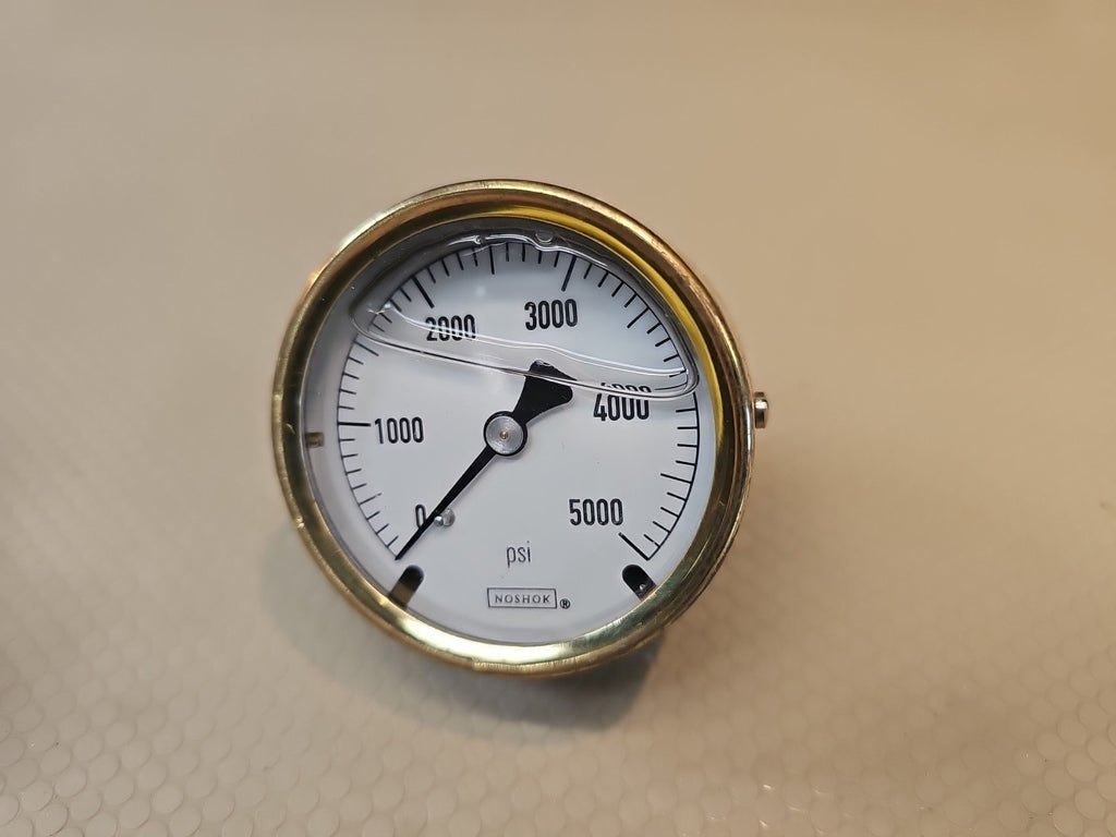 NOSHOK Pressure Gauge 25-310-5000 MSRP $140 5000 psi diesel  other pressure test