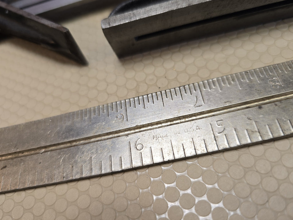 Starrett Combination Square w/No. 491 Protractor/Center Head/No. 4 12" Rule  263