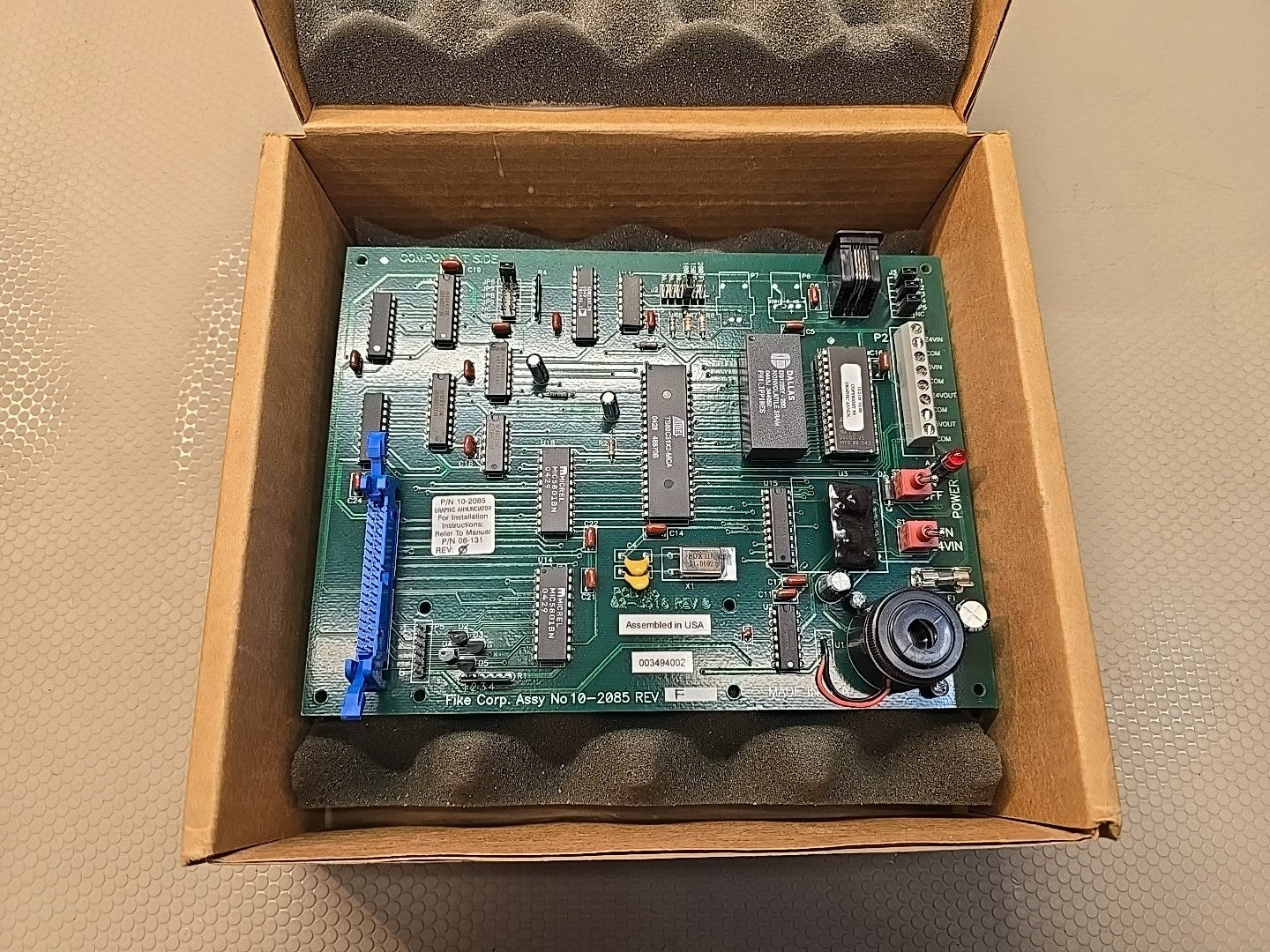 Fike Fire Systems GRAPHICS CARD 10-2085  Fire Alarm Board