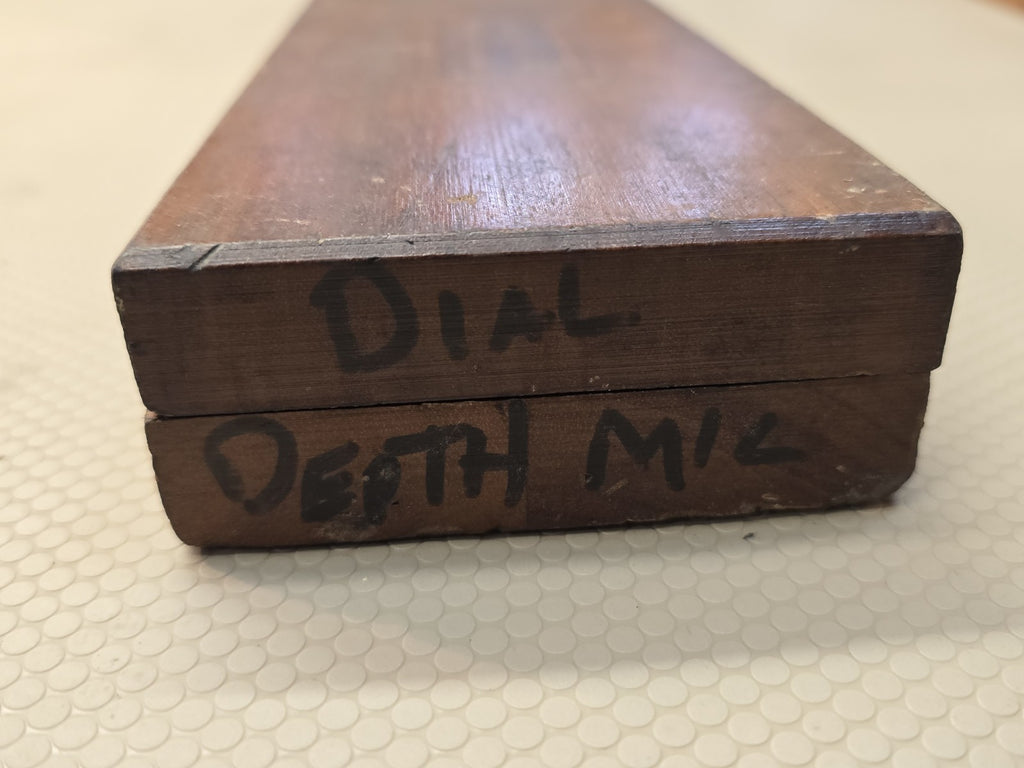 CDI Chicago Dial Indicator Depth Gauge In Wood Box Made in USA