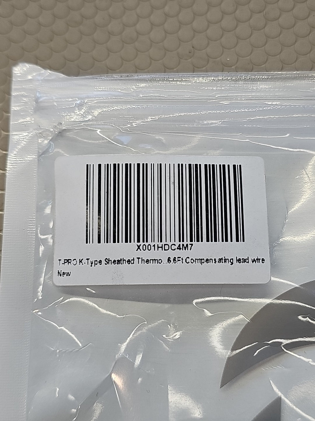 K-Type Sheathed Thermocouple Screw Thread with 2M/6.6Ft Wire by T-Pro