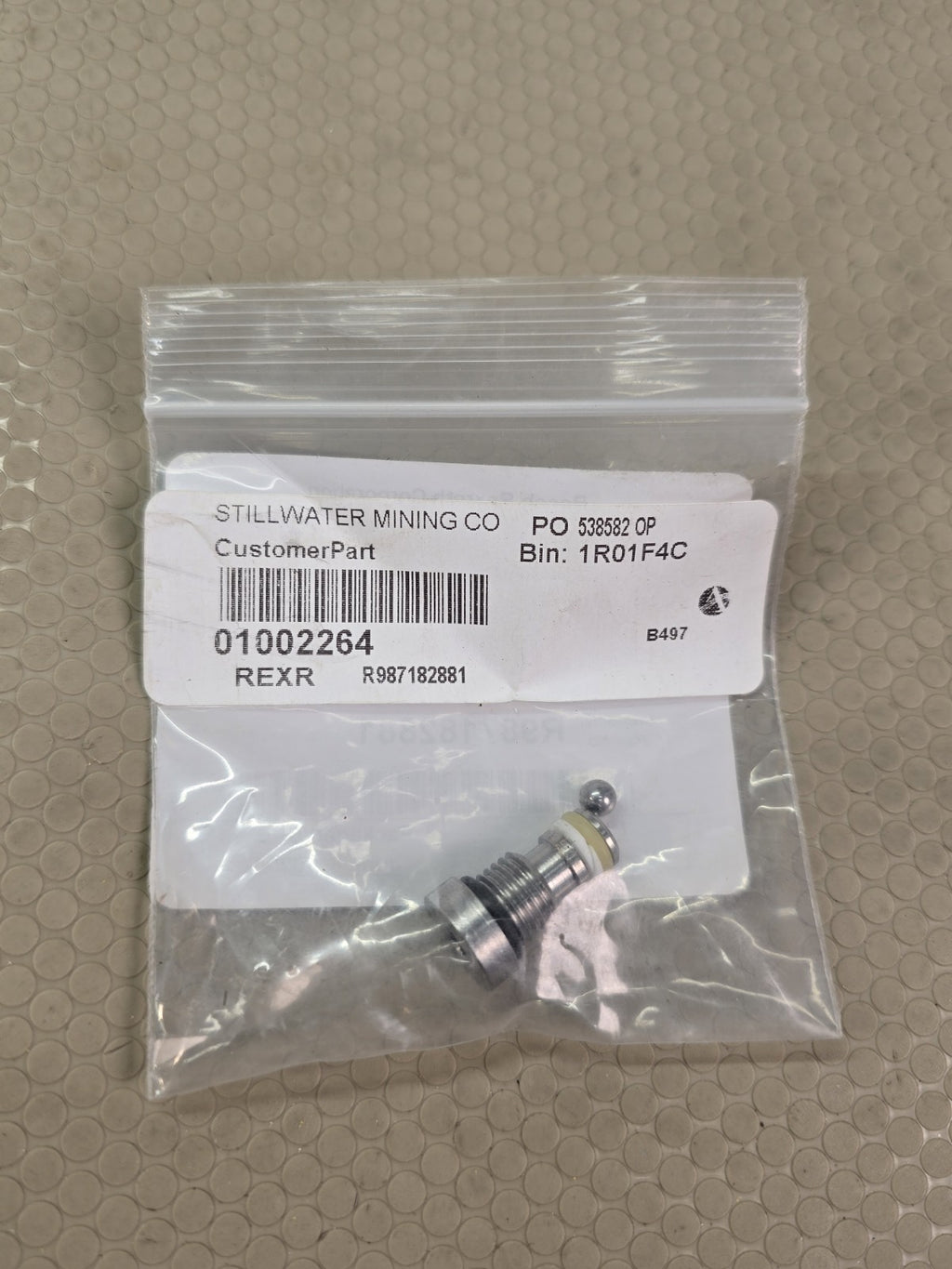 Bosch Rexroth R987182881 Secondary Shuttle Kit 1604-635-001 NEW
