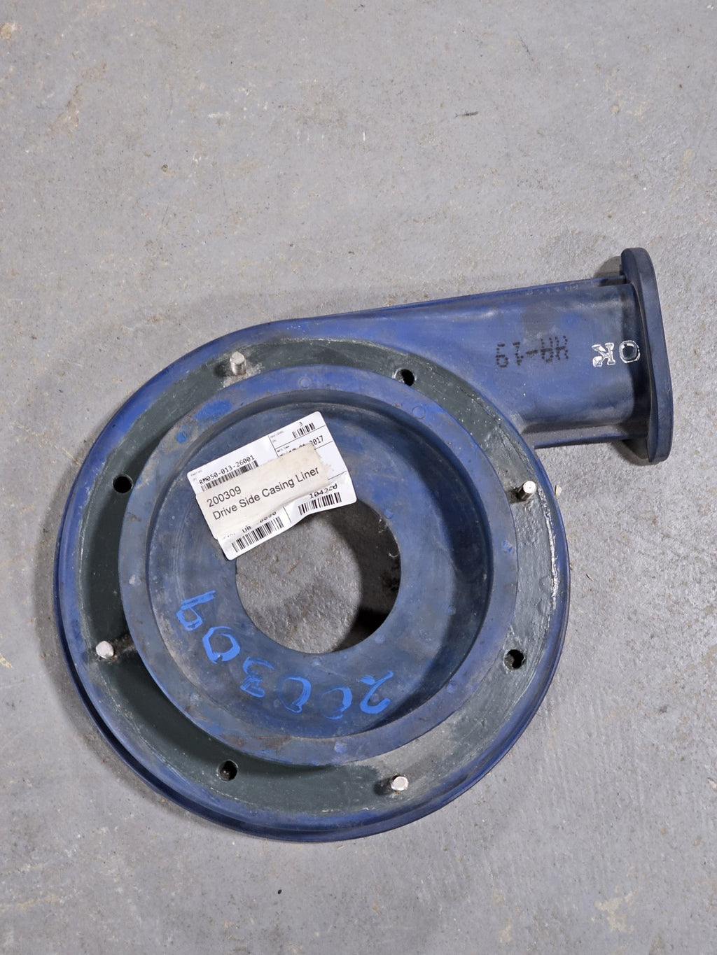 Mining Element millMAX Krebs Side Casing Liner RM050-013-26001 Pump Slurry