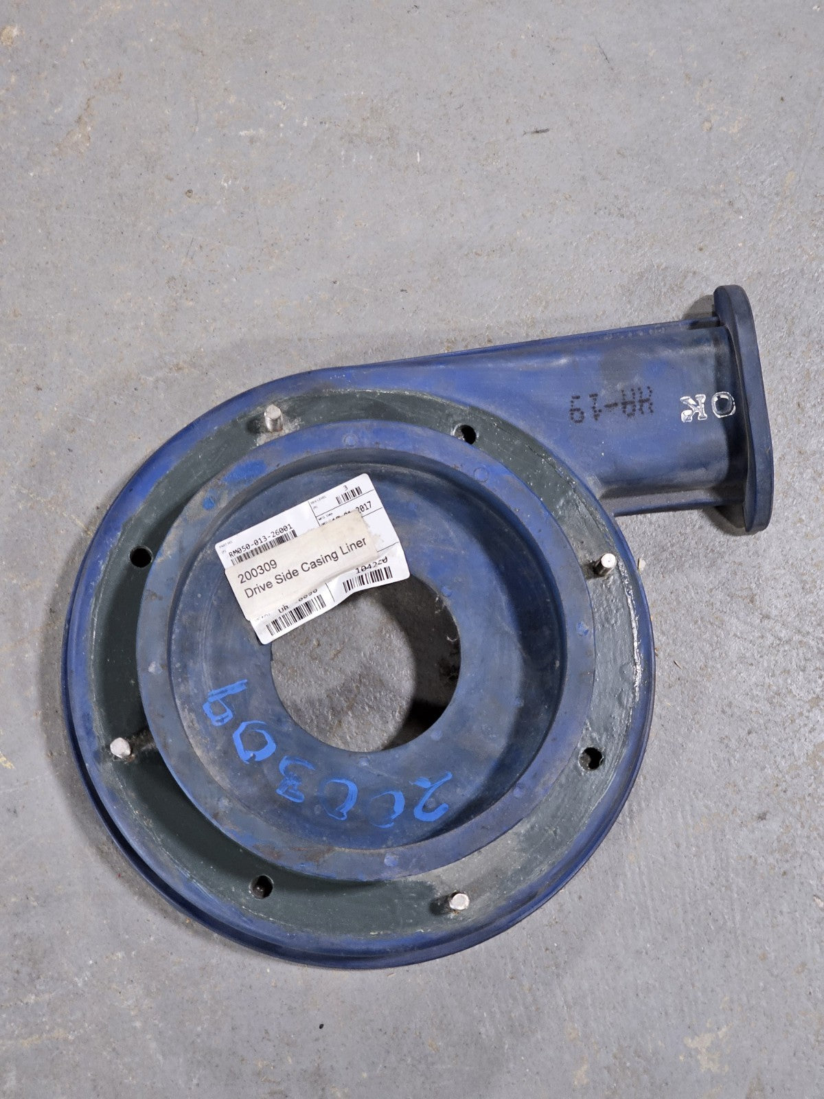 Mining Element millMAX Krebs Side Casing Liner RM050-013-26001 Pump Slurry