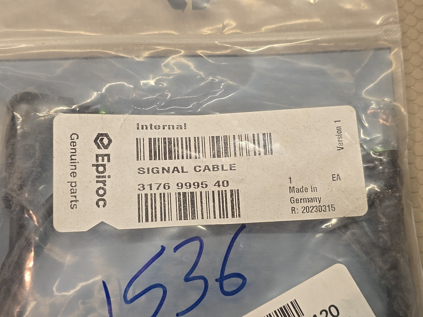 Epiroc 3176 9995 40 OEM Signal Cable Atlas Copco Genuine Wiring Harness NEW