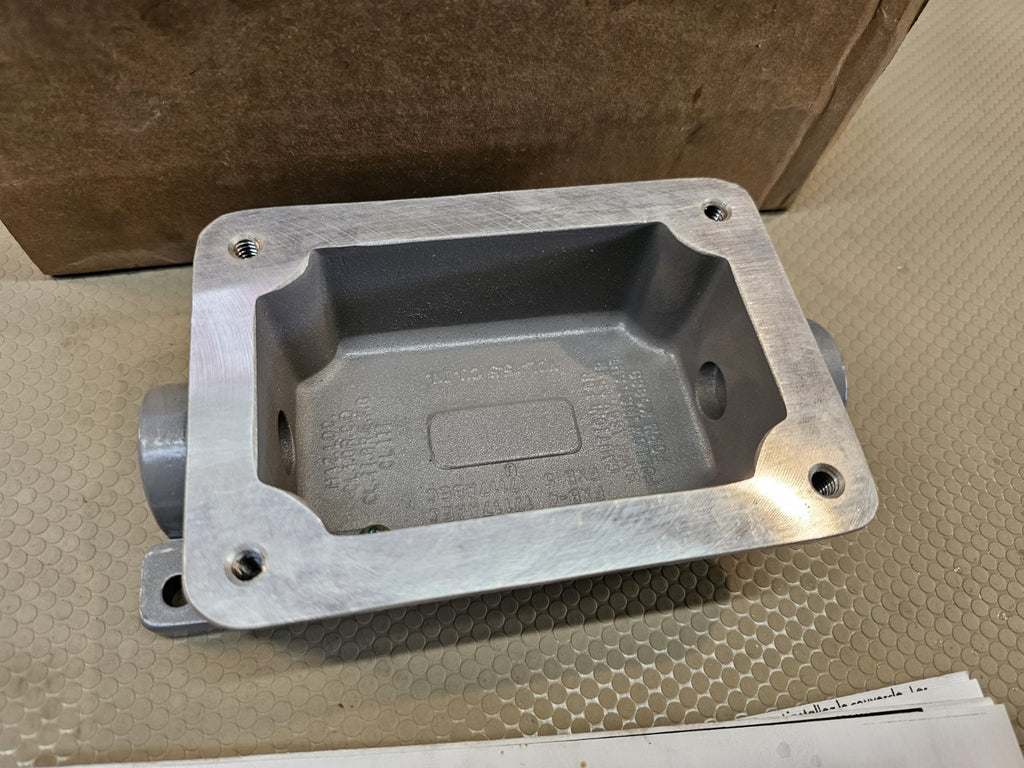 Killark FXB-4, 3/4" Hub, 1-Gang, Aluminum, Control Station Splice Box