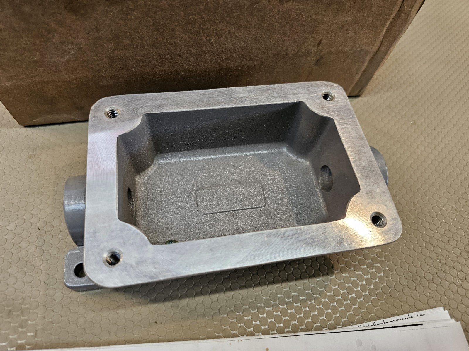 Killark FXB-4, 3/4" Hub, 1-Gang, Aluminum, Control Station Splice Box