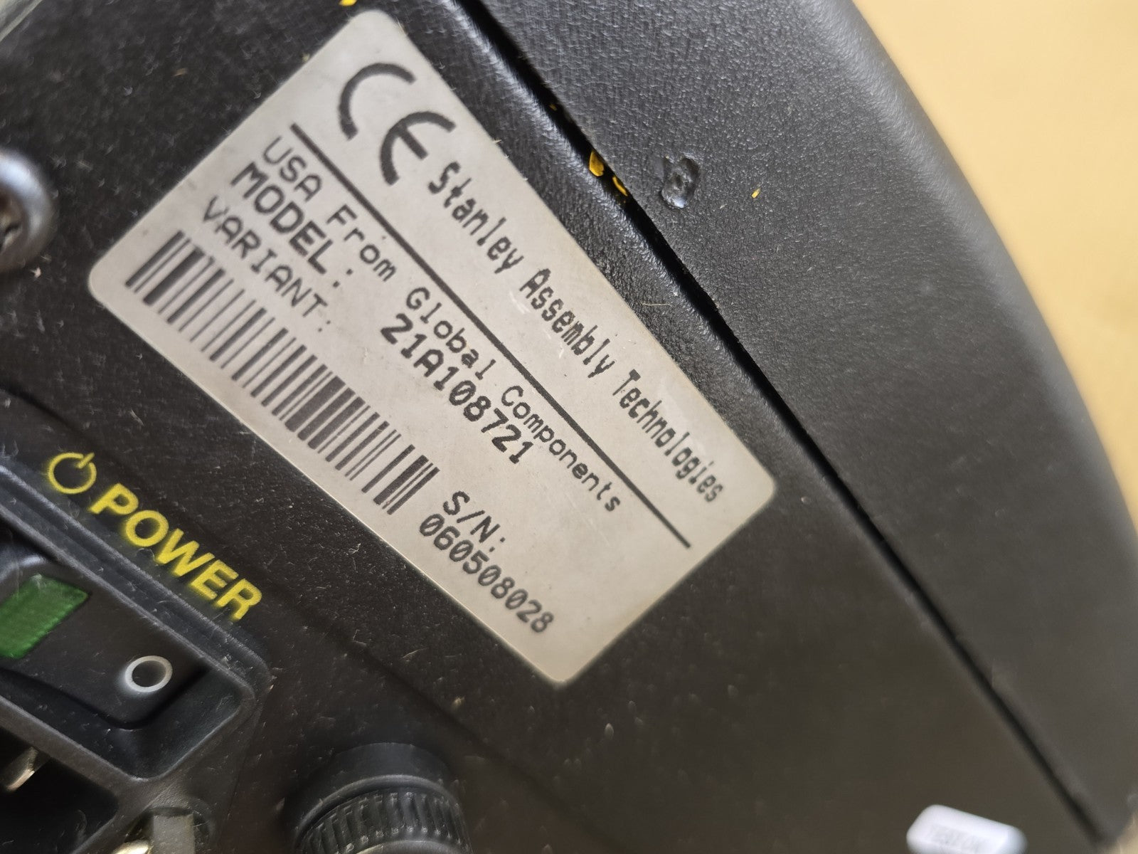 STANLEY 21A108721 QPM Alpha NUTRUNNER CONTROLLER *Working*