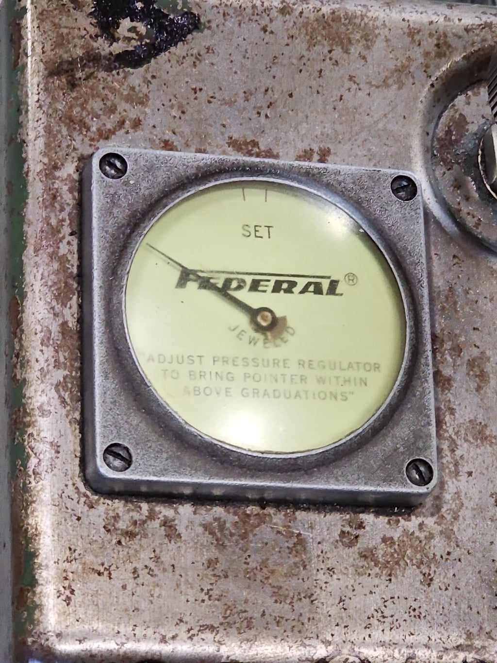 Federal D-2500 Dimensionair Air Gage .00005" 2500:1 Dial Type 