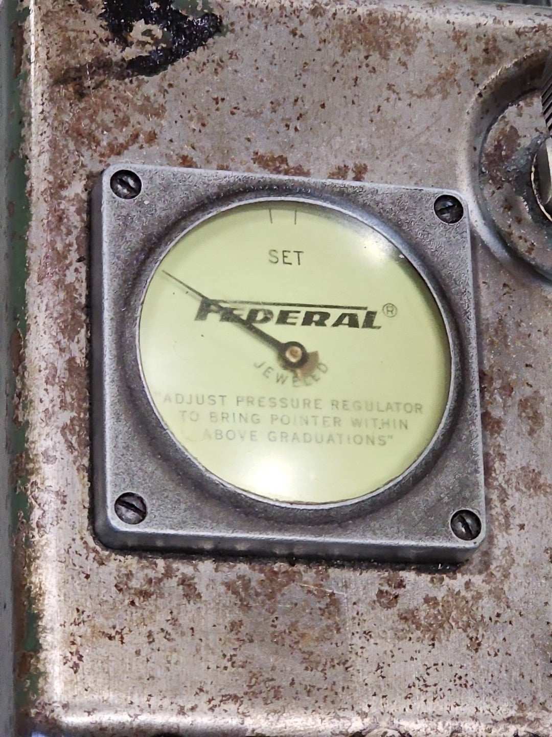 Federal D-2500 Dimensionair Air Gage .00005" 2500:1 Dial Type 