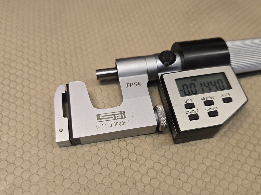 SPI 13-512-9 Electronic Digital Anvil Micrometer (0-1"/25mm,.00005"/.001mm,IP54)
