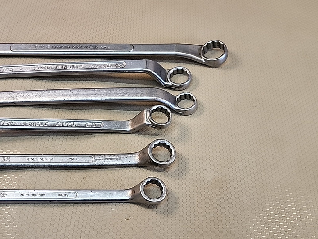 USA LARGE Offset Box Wrench SAE Mixed Set Lot Gedore Thorsen Companion Kal 