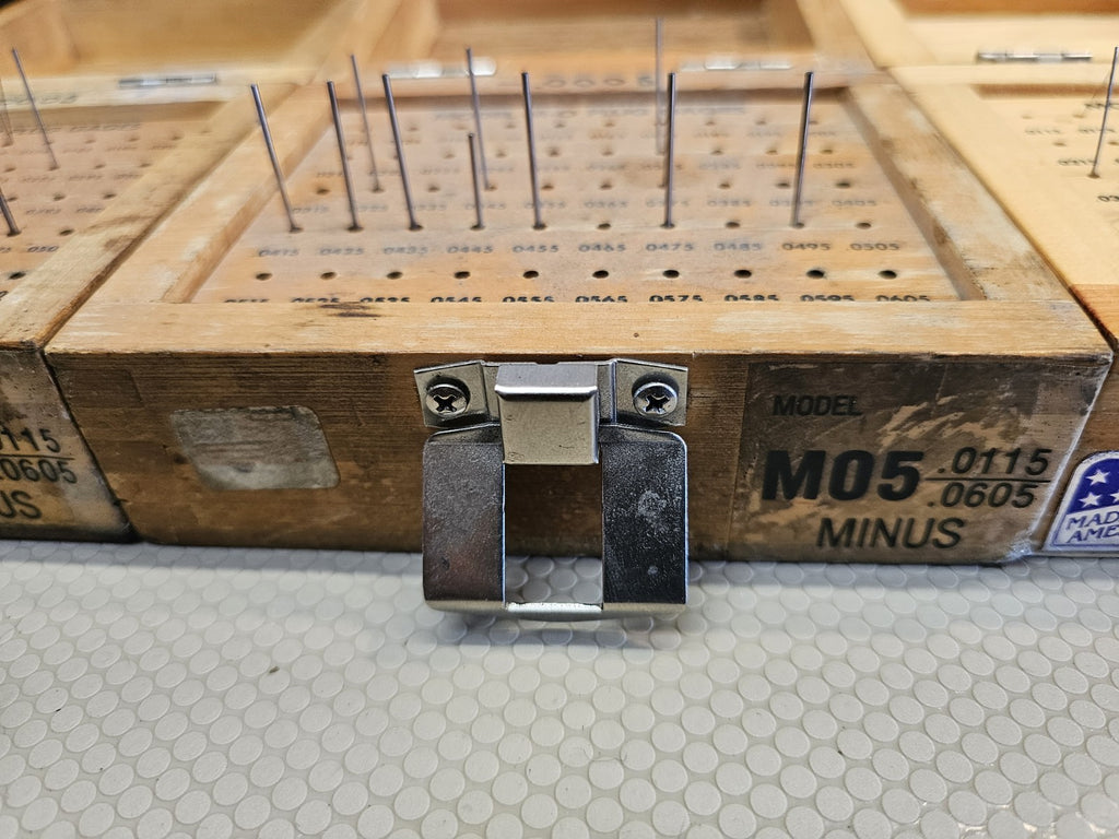 6x! Vermont /DoALL Meyer M-0 Plus & Minus Pin Gage Set 6 Partial sets USA 