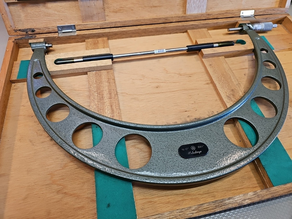 Mitutoyo 103-193 103 Series 16 to 17" SAE Mechanical Outside Micrometer *MINTY!*