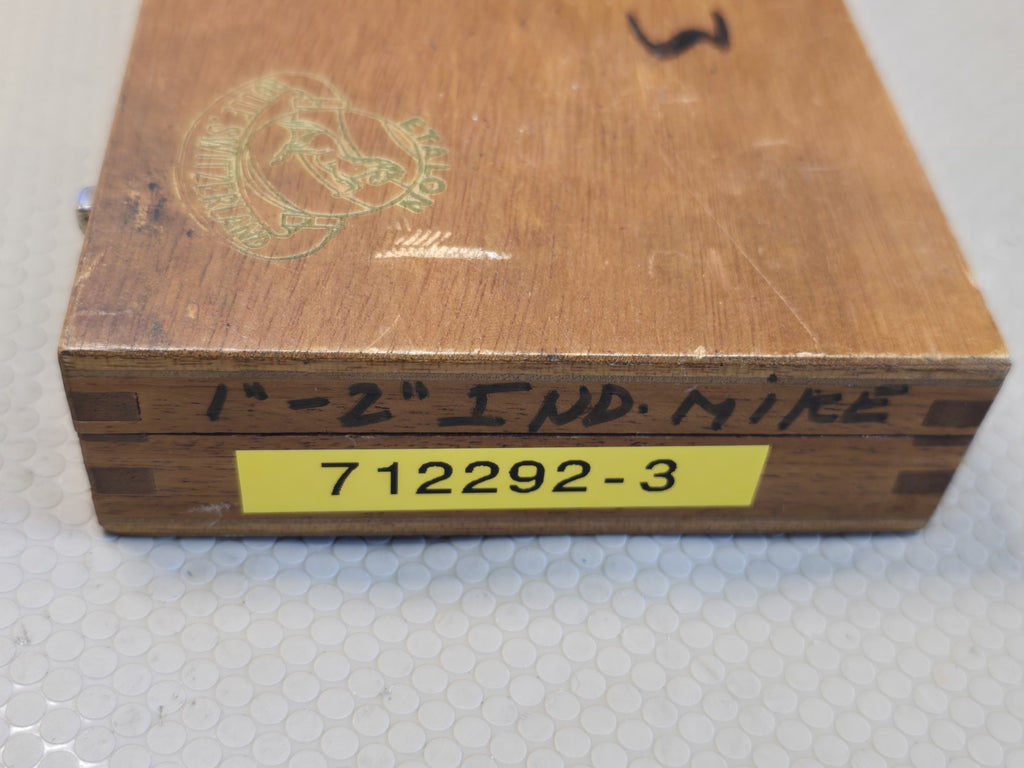 1”-2”  Brown & Sharpe Blade Micrometer Made in USA