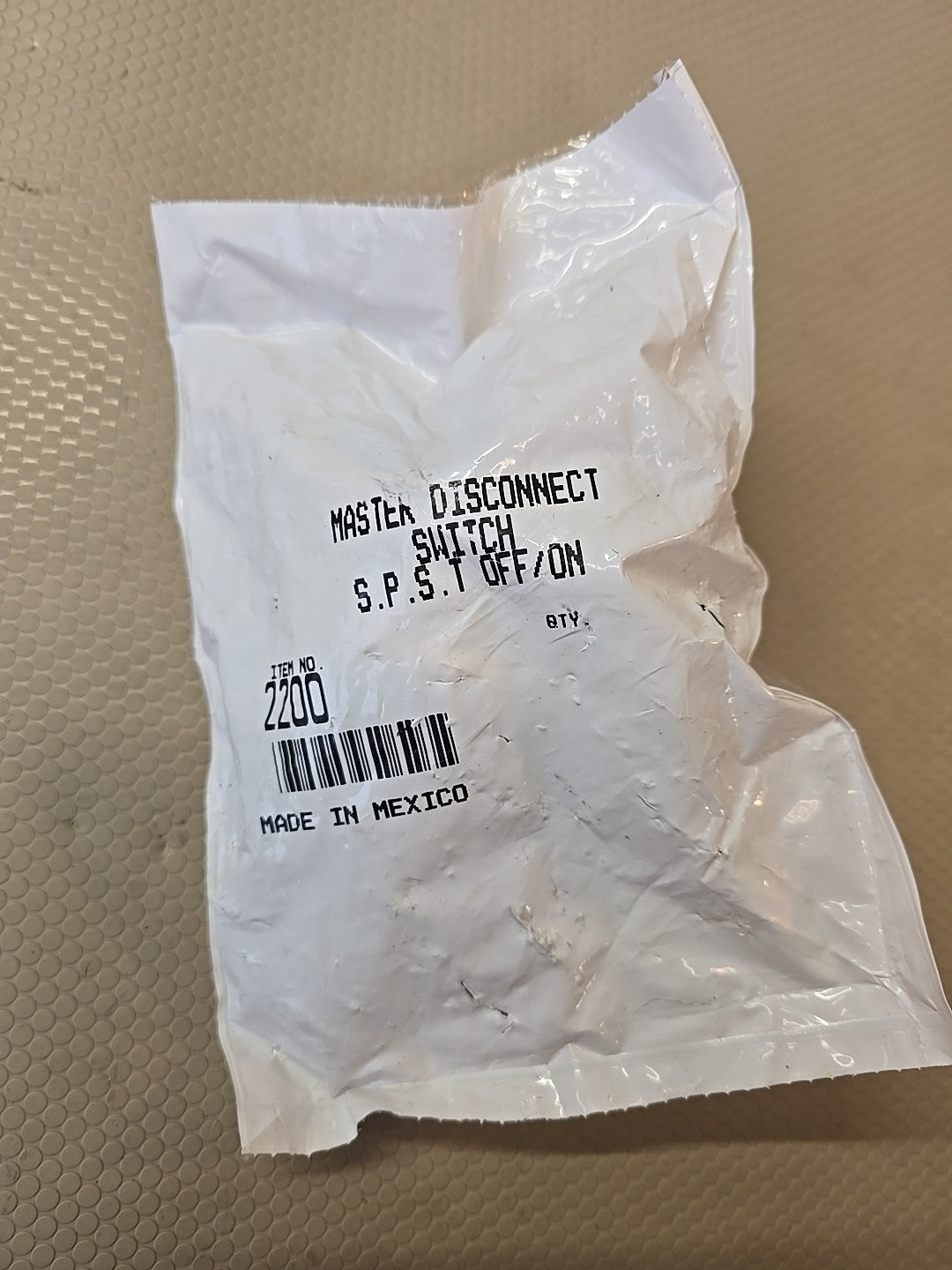 Cole Hersee Heavy Duty Master Battery Disconnect Switch SPST Off/On Item 2200
