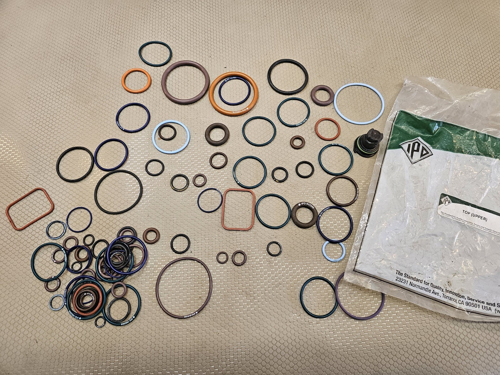 IPD Top Upper Multiple Fuel Injector O Ring Set Includes Seals 